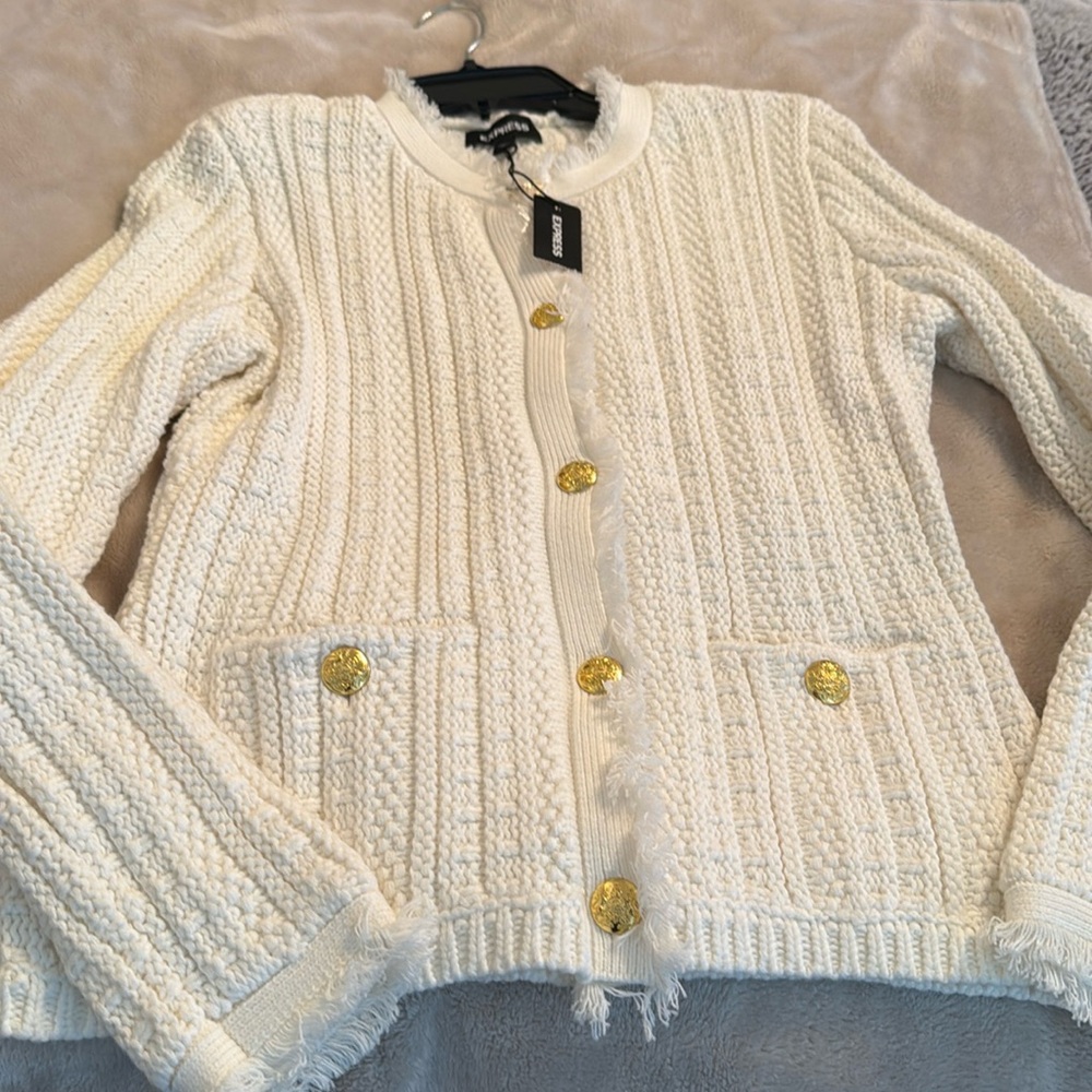 Express sweater jacket